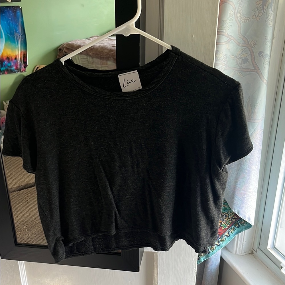 Charcoal Crop top